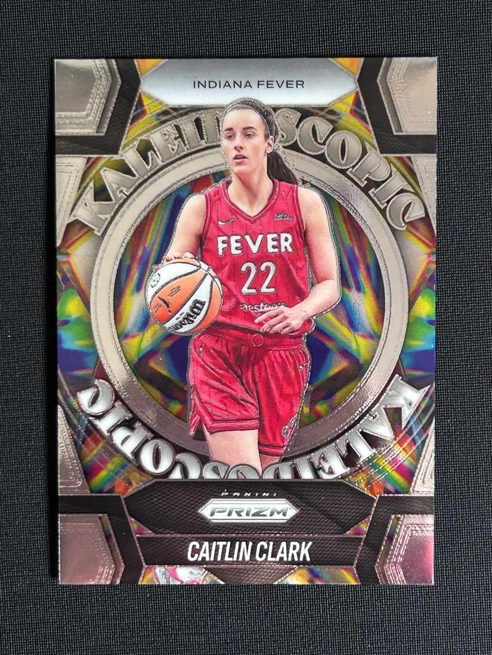 CAITLIN CLARK 2025 Panini Prizm WNBA Kaleidoscopic Card Indiana Fever
